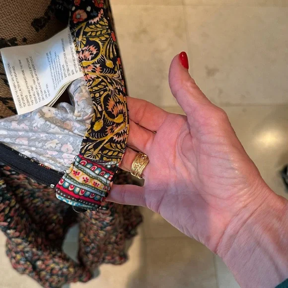 Tricot Comme Des Garcons vintage maxi print skirt in cotton